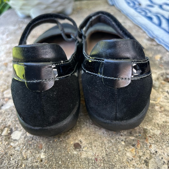 NAOT Kirei Black Leather Mary Janes Flats Comfort Shoes - Picture 5 of 8